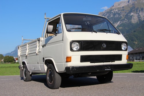 VW T3 PickUp  Jg. 11.87 ab MFK
kult-automobile Interlaken, An- und Verkauf von VW Bus, Camper, Westfalia, DOKA, PickUp, T1, T2, T3 und T4